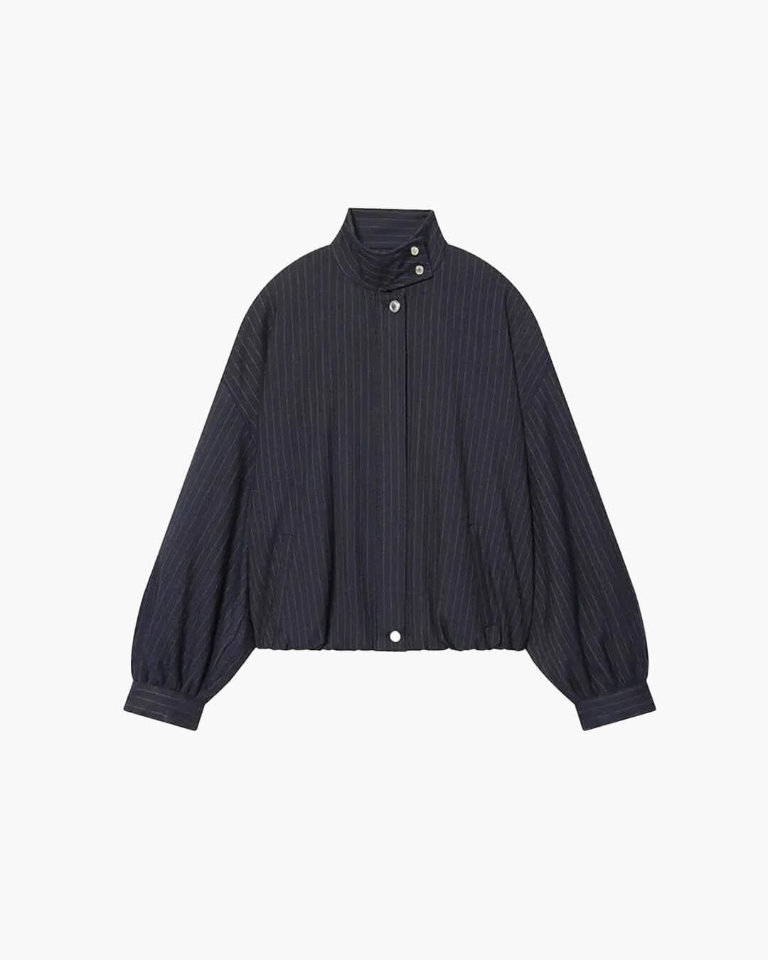 Magnolia Pinstripe Bomberjacke