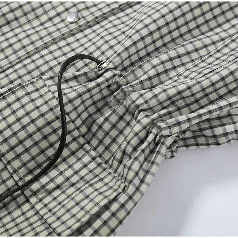 Myla Check Kapuzen-Zip-Jacke