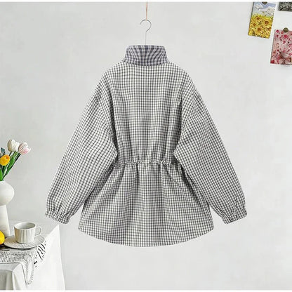 Myla Check Kapuzen-Zip-Jacke