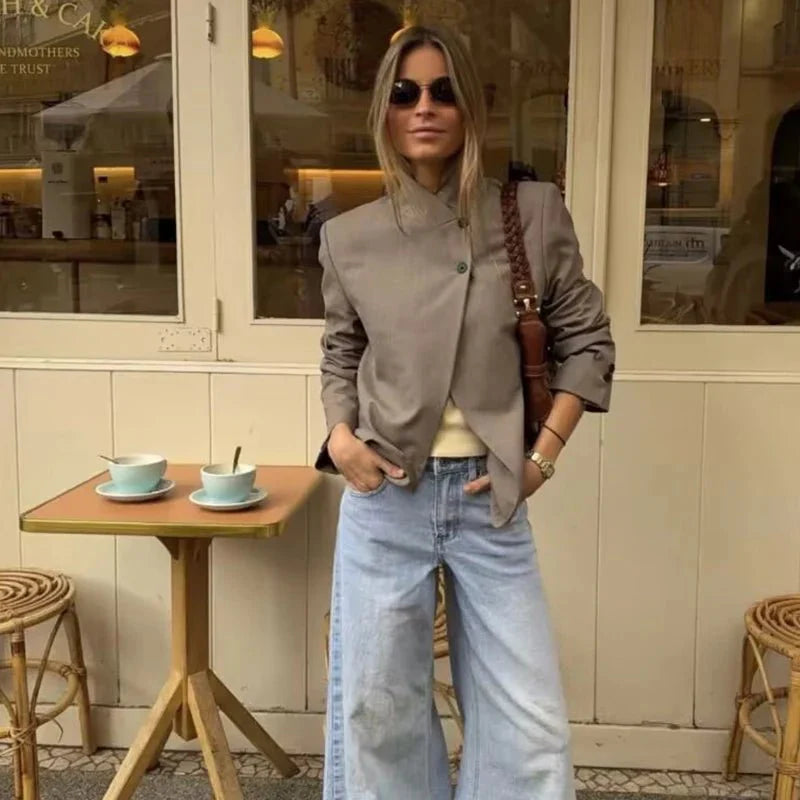 Elena Frühlings-Blazer für Reisen