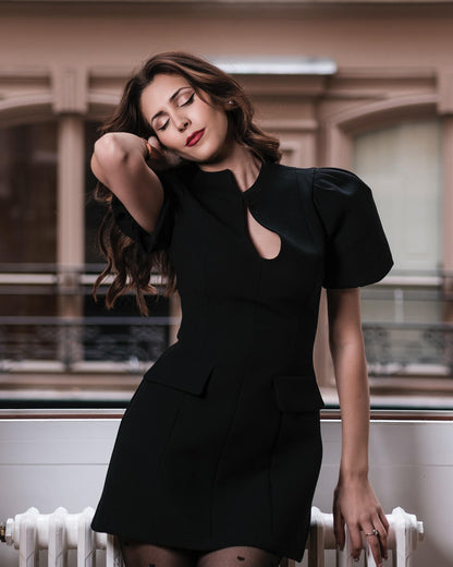 July Puff Sleeve Mini Dress