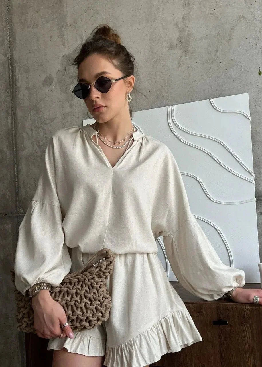 Beatrice Baumwoll-Loungewear-Set