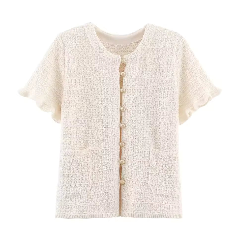 Beatrice Strick-Top & Faltenrock-Set