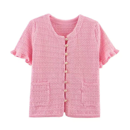 Beatrice Strick-Top & Faltenrock-Set