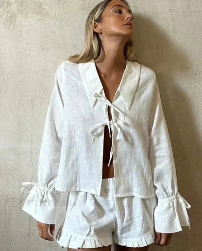 Bianca Stylish Cotton Two-Piece Set