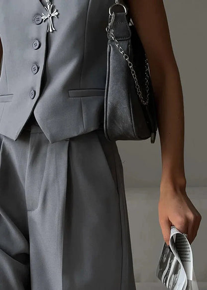 Bianca Tailored Vest & Bermuda Shorts Set