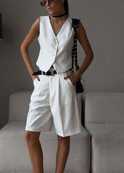 Bianca Tailored Vest & Bermuda Shorts Set