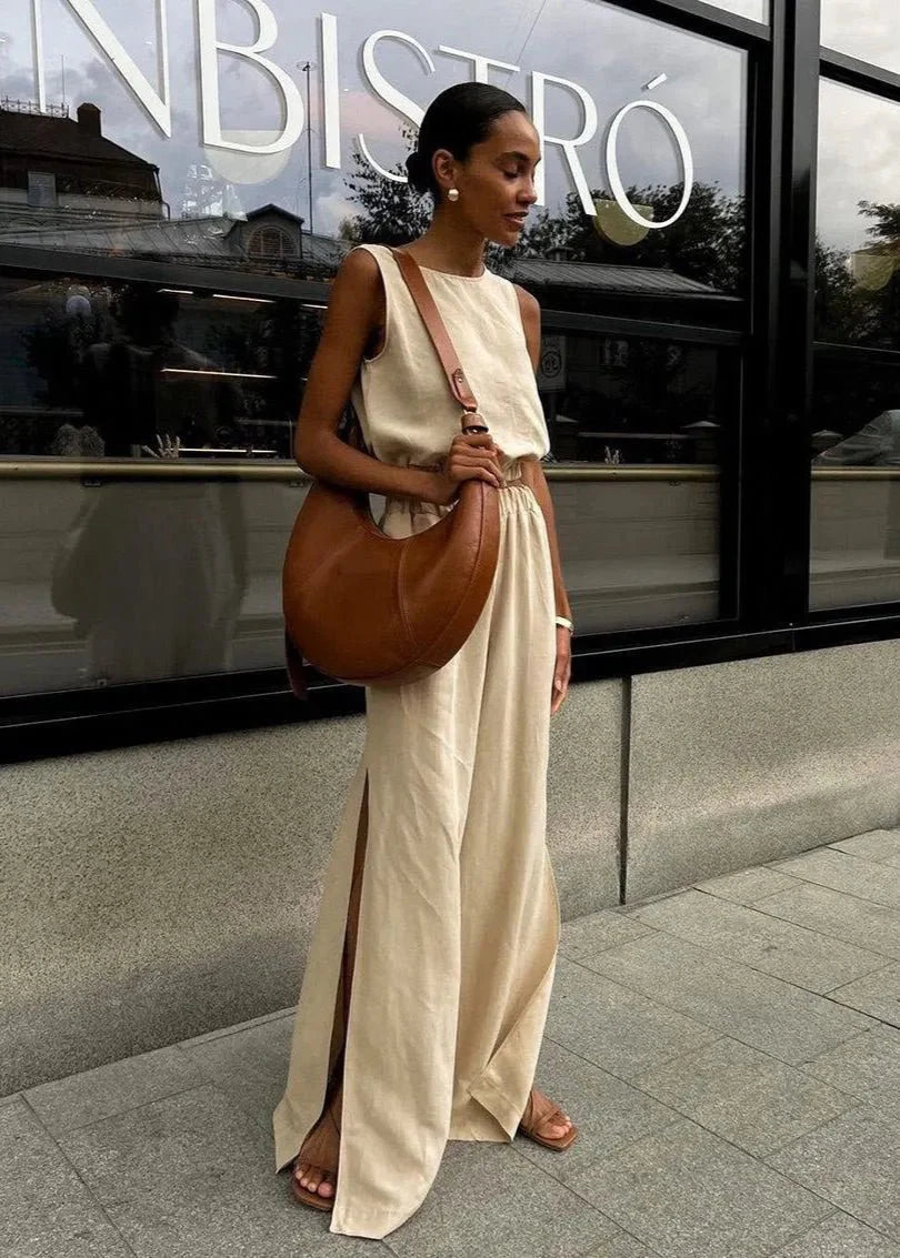 Celeste Wide-Leg Palazzo-Set