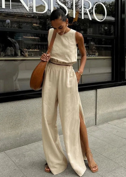 Celeste Wide-Leg Palazzo-Set