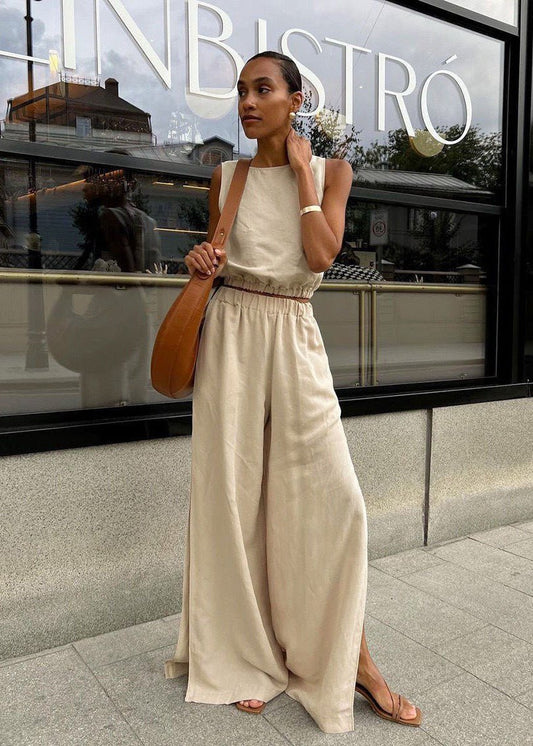 Celeste Wide-Leg Palazzo-Set