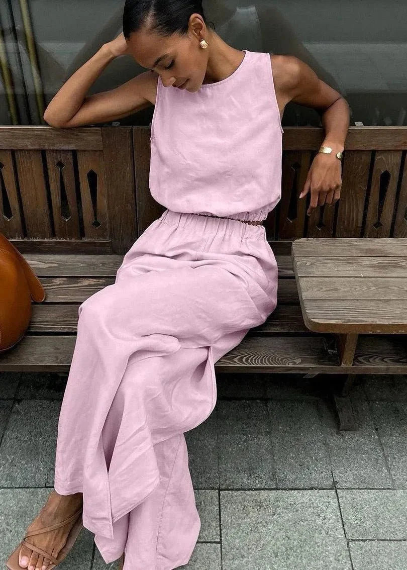 Celeste Wide-Leg Palazzo-Set
