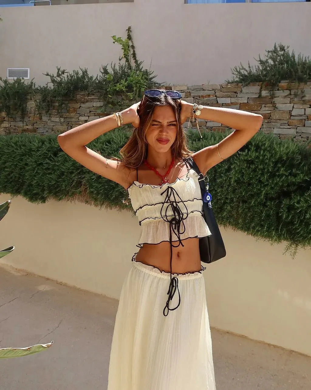 Sophia Charmantes Rock- und Top-Set