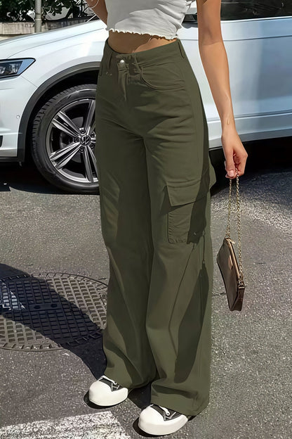 Bianca Cargo-Hose mit Taschen, gerade