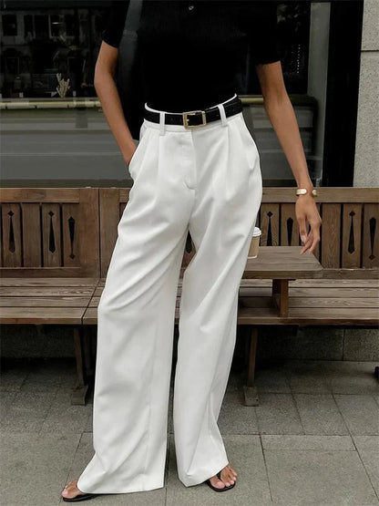 Celia High-Waist Weite Hose
