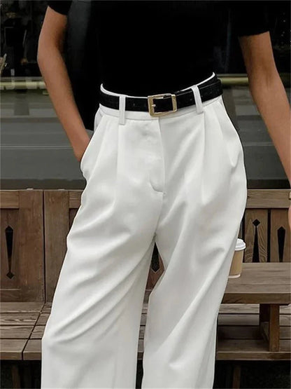 Celia High-Waist Weite Hose