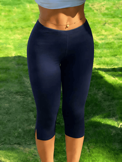 Halia Capri-Leggings mit Schlitzsaum