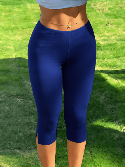Halia Capri-Leggings mit Schlitzsaum