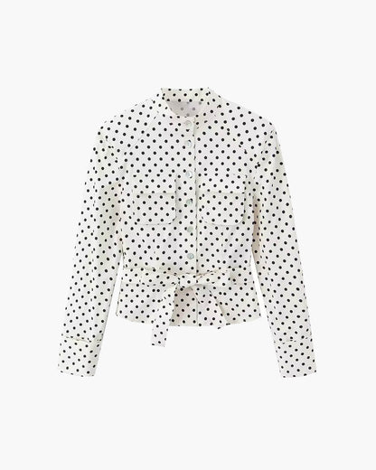 Jia Polka Dot High-Waist Hosen-Set
