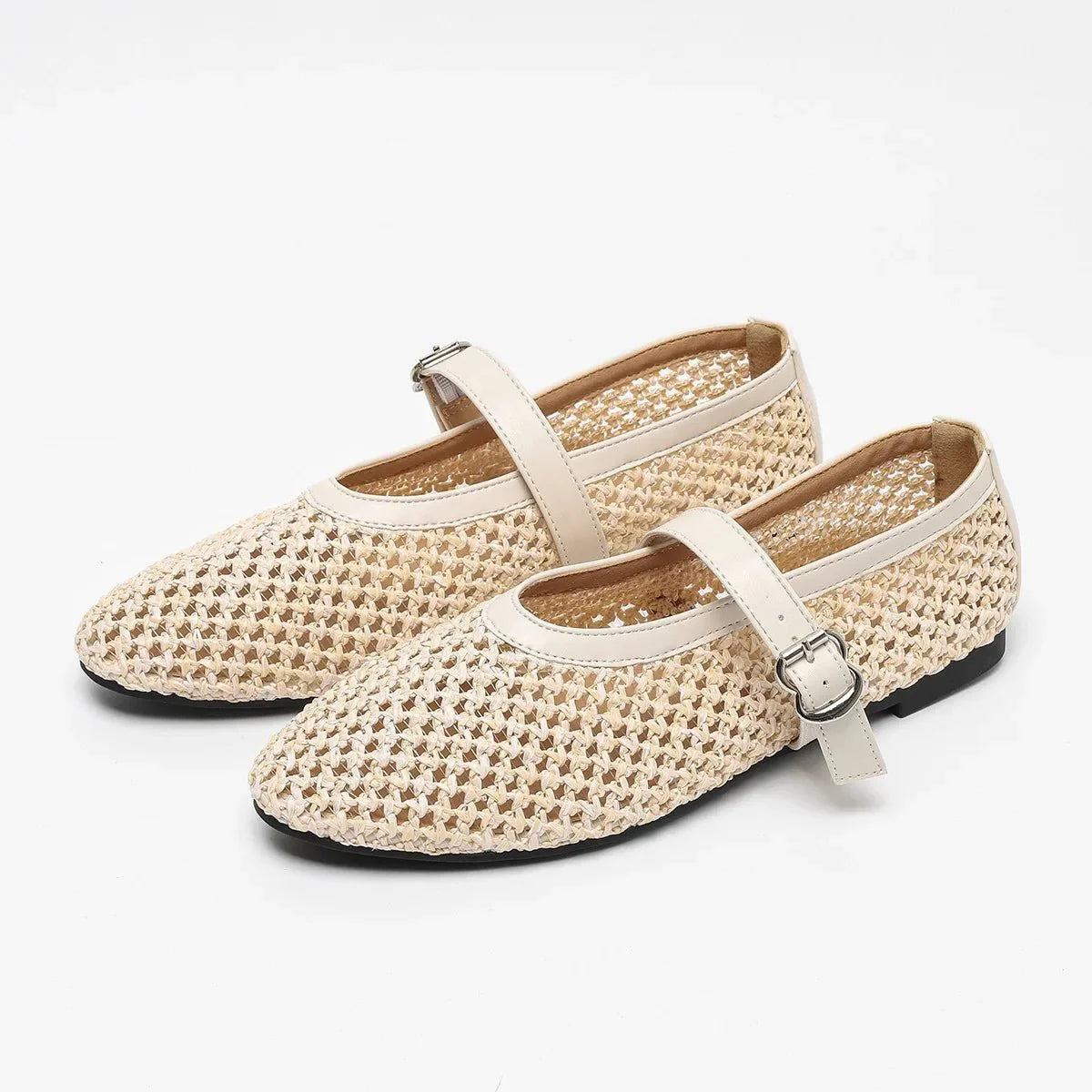 Beatrice Mary-Janes mit Hohlflechtung