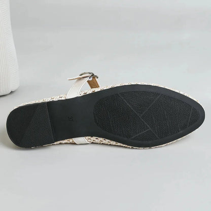 Beatrice Mary-Janes mit Hohlflechtung