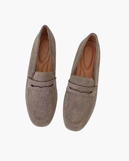 Bianca Suede Slip-On Loafers