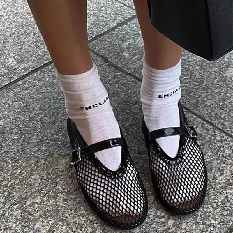 Hadley Mesh Ballerinas