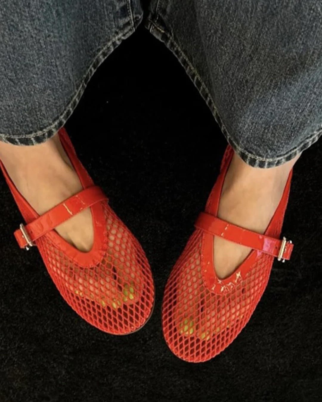 Hadley Mesh Ballerinas