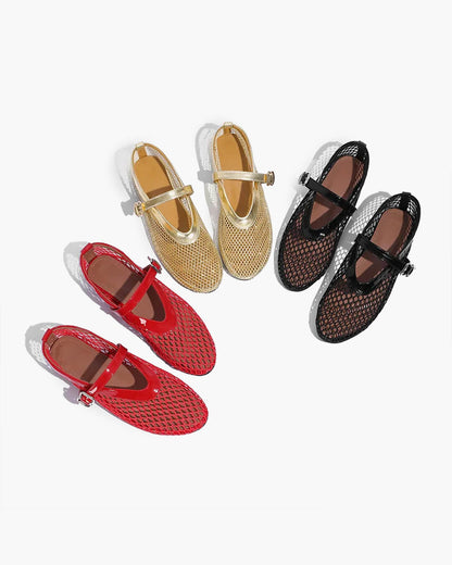 Hadley Mesh Ballerinas