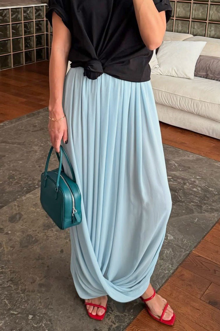Celeste Chiffon Maxi Skirt with Flowing Cut