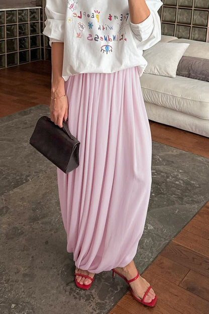 Celeste Chiffon Maxi Skirt with Flowing Cut
