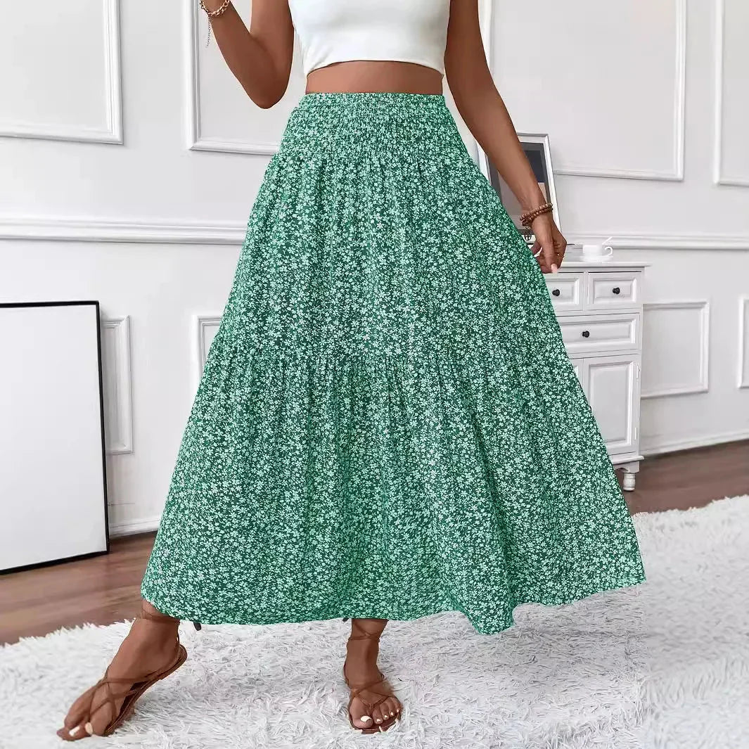 Rivka Boho Floral Maxi Skirt