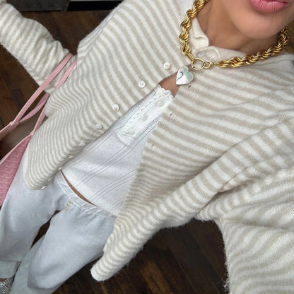 Sofia Striped Cardigan