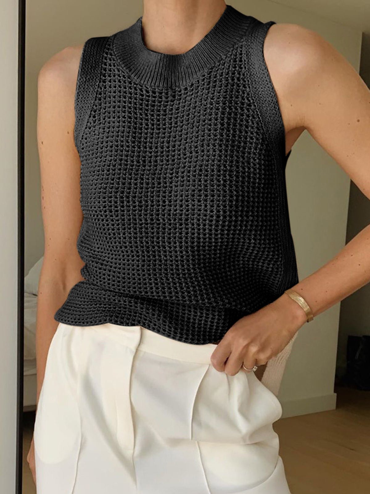 Jamilla Rippstrick-Tanktop