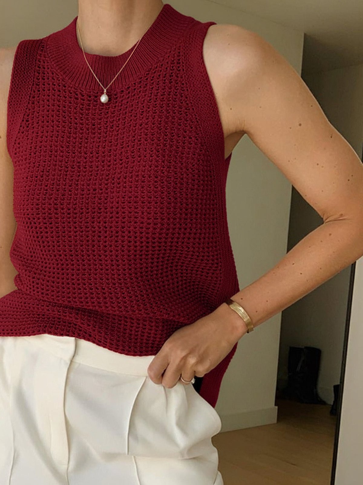 Jamilla Rippstrick-Tanktop