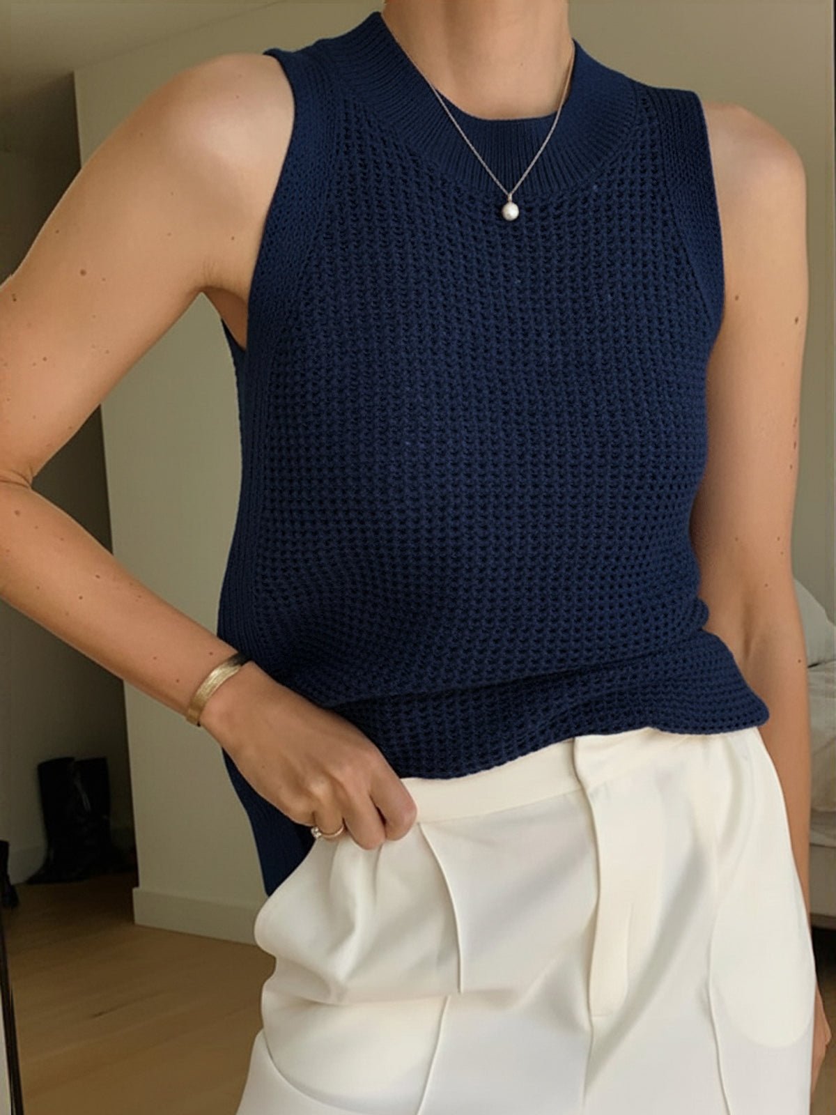 Jamilla Rippstrick-Tanktop