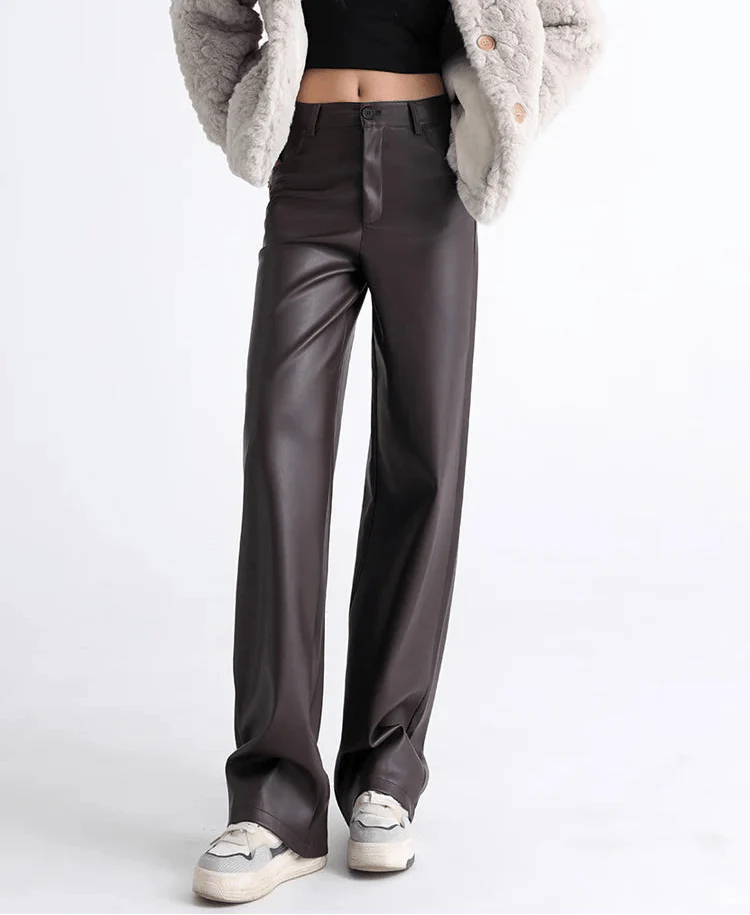 Giselle High Waist Lederhose
