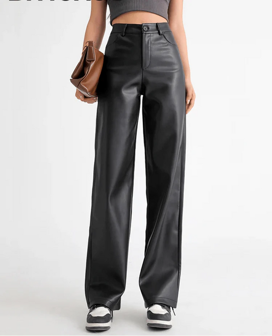 Giselle High Waist Lederhose