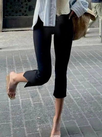 Juliette schwarze Caprihosen